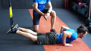 1 perc TRX elülső és hátsó lánc nyújtasa TRX-szel